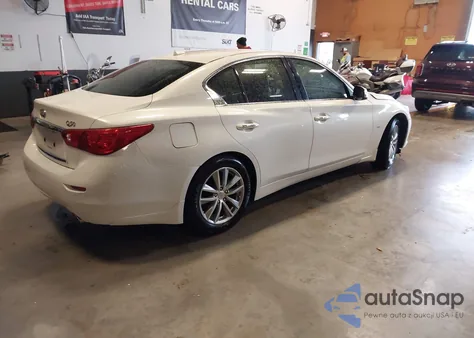 2014 Infiniti Q50 Premium z USA, uszkodzony, nr VIN JN1BV7AP0EM679026